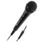 Microfono da karaoke NGS con cavo 3mt jack 6.3 black Microfono da karaoke NGS con cavo 3mt jack 6.3 black