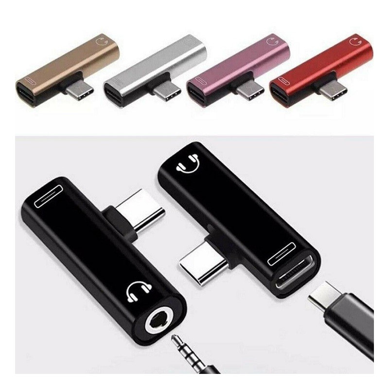 Adattatore USB-C Type-C Port to 3.5mm. Aux Audio Jack