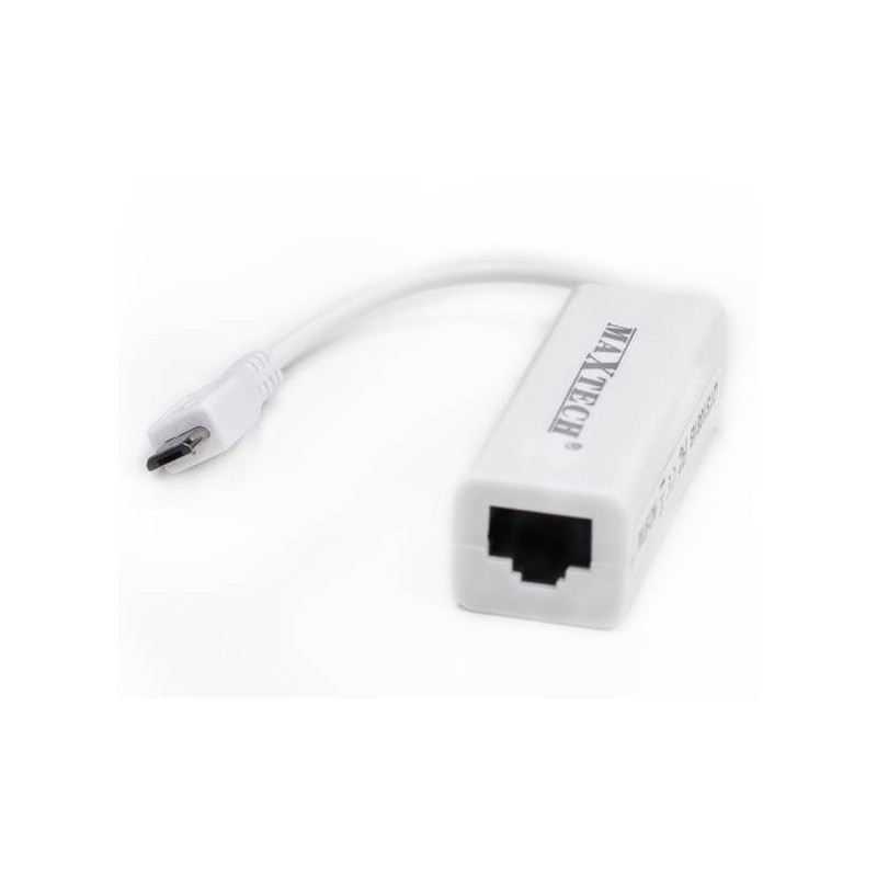Adattatore MicroUSB 5Pin to Lan Ethernet Ingresso RJ45 Adattatore MicroUSB 5Pin to Lan Ethernet Ingresso RJ45