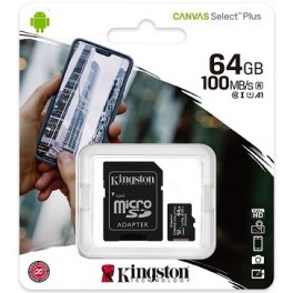 SDCS2 64GB microSDHC SDXC UHS-I Calsse 10 Kingston