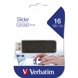 Pen Drive Verbatim Slider 16GB USB 2 0