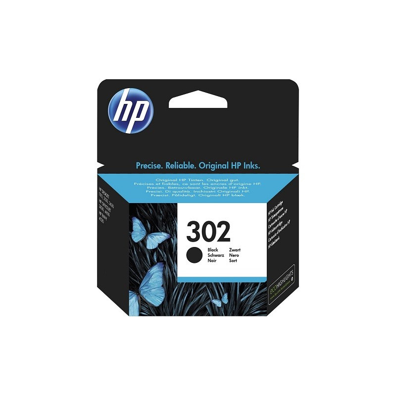 Cartuccia HP 302 F6U66AE Black Cartuccia HP 302 F6U66AE Black