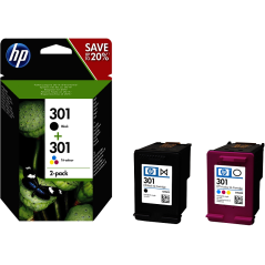 Multipack Cartucce HP 301 Nero e Colore Combo pack N9J72AE
