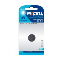 Batteria PKCELL CR2025 3V Lithium Button Cell