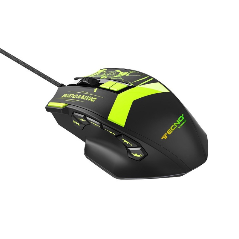 Mouse Gaming Tecno TC-PGM830 USB 7200DPi 12 Tasti programm. Mouse Gaming Tecno TC-PGM830 USB 7200DPi 12 Tasti programm.