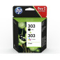 Multipack Cartucce HP 303 Nero e Colore Combo pack 3YM92AE Multipack Cartucce HP 303 Nero e Colore Combo pack 3YM92AE
