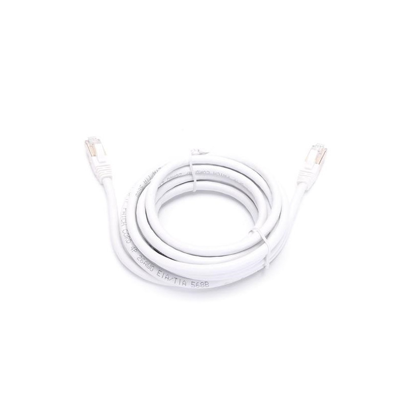 Cavo di rete CAT 7 utp Prolunga 3 metri bianco o nero Cavo di rete CAT 7 utp Prolunga 3 metri bianco o nero