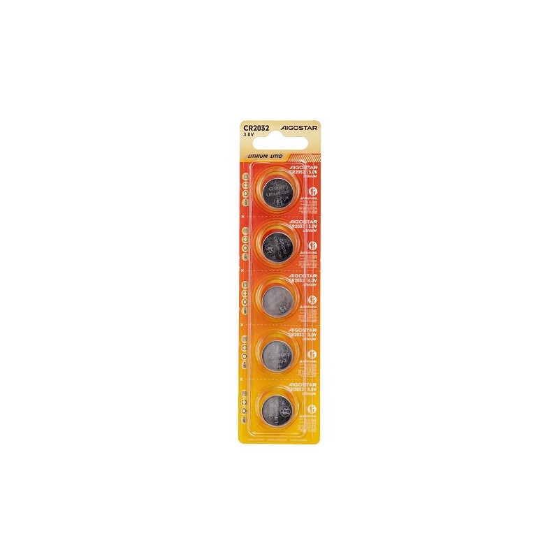 Pila al litio CR2032 3V blister da 5PZ Pila al litio CR2032 3V blister da 5PZ