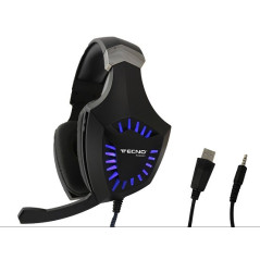Cuffia Multimediale con microfono Gaming Tecno TC-K10 RGB