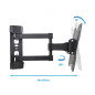 Braccio Staffa Serie LITE Vultech BTV-D2342LITE Per Led, Lcd