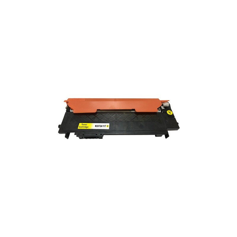 Toner Laser Comp. Rig. HP W2072A / 117A Giallo Con Chip