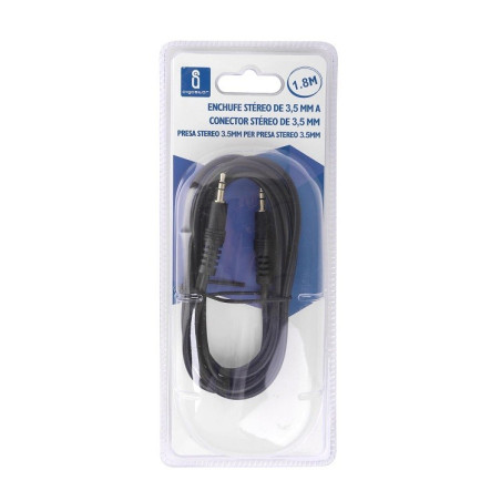 Cavo audio 1,8m nero