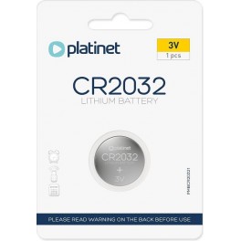 Pila al litio Platinet CR2032 blister da 1PZ Pila al litio Platinet CR2032 blister da 1PZ