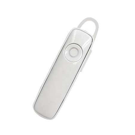Auricolare Bluetooth 5 0 con microfono colore bianco