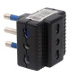 Adattatore presa tripla 16A/250V Max 1500W Adattatore presa tripla 16A/250V Max 1500W
