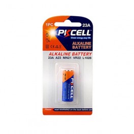 Batteria alkalina PKCELL ultra 23A A23 MN21 VR22 12V 1PZ