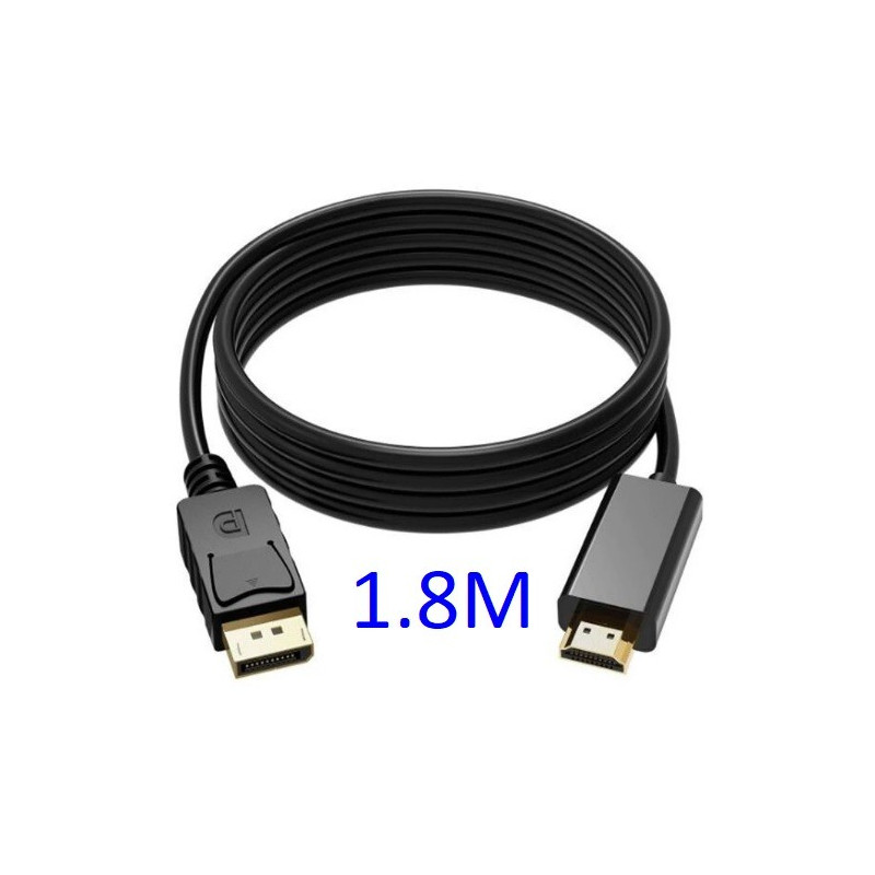 Cavo DisplayPort To Hdmi 1,8m