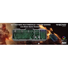 Kit Tastiera Multimediale Mouse Gaming Tecno TC-BG2006