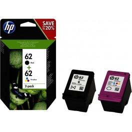 Multipack Cartucce HP 62 Nero e Colore Combo pack N9J71AE