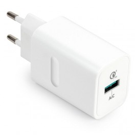 Caricatore Adattatore Universale Vultech 1USB QC 3 0 3A 18W