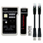Tester Professionale per cavi RJ11/RJ12/RJ45, Coassiali Tester Professionale per cavi RJ11/RJ12/RJ45, Coassiali
