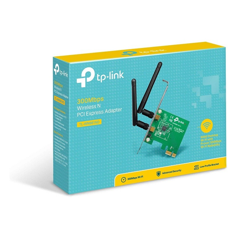 TP-Link Wireless PCI Adapter 300M / TL-WN881ND TP-Link Wireless PCI Adapter 300M / TL-WN881ND