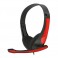 Cuffie stereo con microfono 4088 Rosse