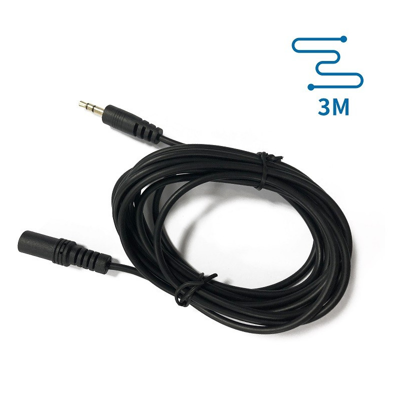 Prolunga Audio Jack 3.5mm Maschio to 3.5mm Femmina 3 metri Prolunga Audio Jack 3.5mm Maschio to 3.5mm Femmina 3 metri