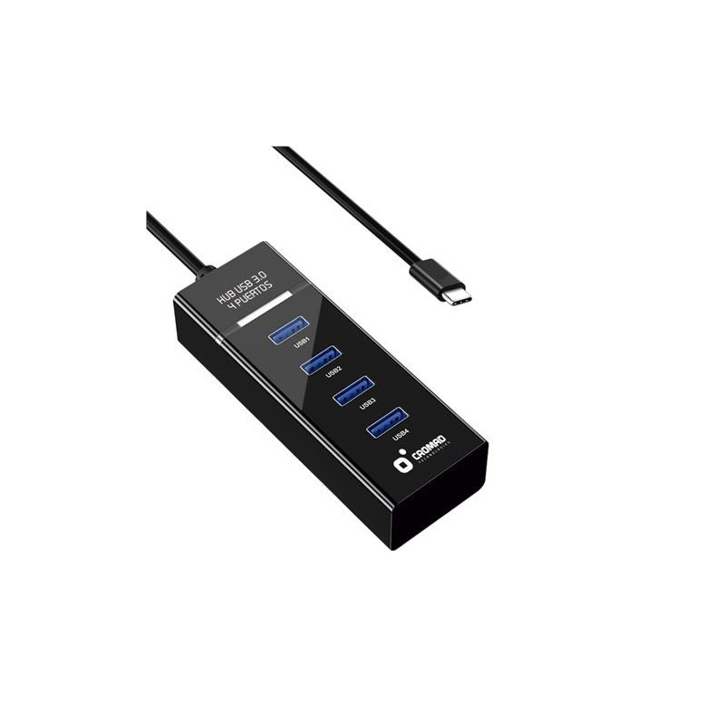 Hub USB Type-C con 4 porte USB 3.0 Cromad Hub USB Type-C con 4 porte USB 3.0 Cromad
