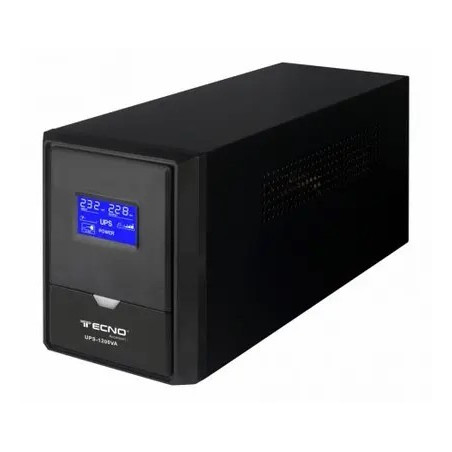 UPS TC-2000VA-LCD 1200W 3 Uscite - Display LCD - AC RESTART