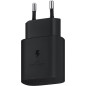 Alimentatore USB Type C 25W Fast Charger Samsung Black Bulk