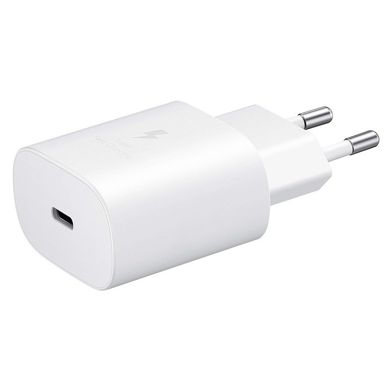 Alimentatore USB Type C 25W Fast Charger Samsung White Bulk Alimentatore USB Type C 25W Fast Charger Samsung White Bulk