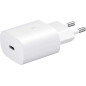 Alimentatore USB Type C 25W Fast Charger Samsung White Bulk Alimentatore USB Type C 25W Fast Charger Samsung White Bulk