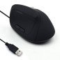 Mouse verticale ergonomico usb Ewent 1800DPI 5 tasti Nero Mouse verticale ergonomico usb Ewent 1800DPI 5 tasti Nero