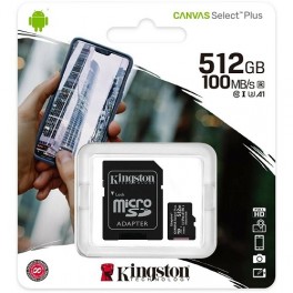 SDCS2 512GB microSDHC SDXC UHS-I Calsse 10 Kingston