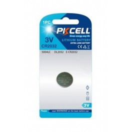 Pila al litio PKCELL CR2032 3V blister da 1PZ