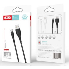 Cavo XO NB156 USB in silicone lightning 2,4A 1mt Nero