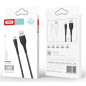 Cavo XO NB156 USB in silicone lightning 2,4A 1mt Nero