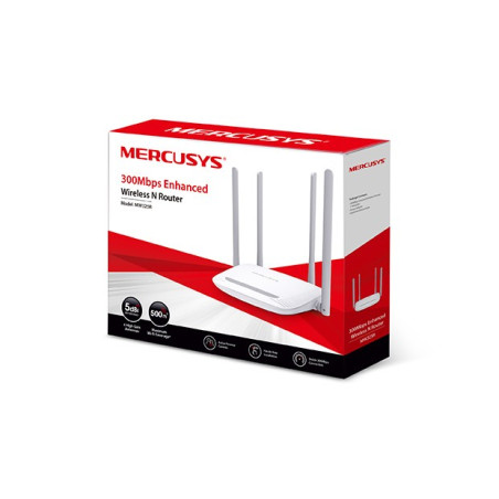 Mercusys router wireless 300Mbps 4 porte 10/100Mbps