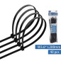 Fascette per cavi in nylon (conf. da 40PZ) 3,6x200mm nere