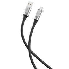 Cavo XONB251 USB in silicone Type C 6A 1m Nero