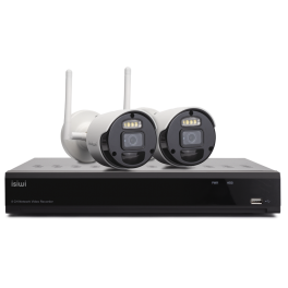Isiwi Kit 2 Telecamere 2MpX IR15 Wifi NVR 8 CH 2 alim