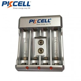 Caricabatterie PKCELL per Ricaricabili AA AAA 9V Ni-MH Ni-Cd