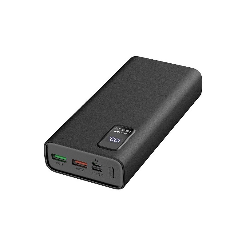 Power Bank 20000mAh Polimeri 22W PD 3.0 QC 3.0 Display LED