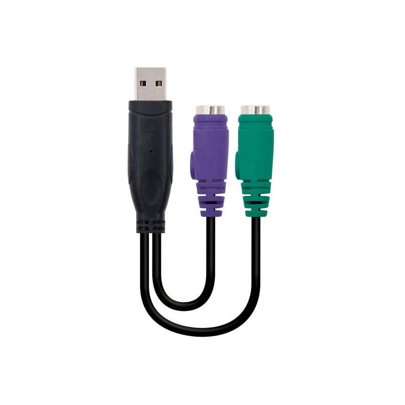 Adattatore Convertitore PS/2 a USB Tipo 2xPS/2/HA/M 15cm Adattatore Convertitore PS/2 a USB Tipo 2xPS/2/HA/M 15cm