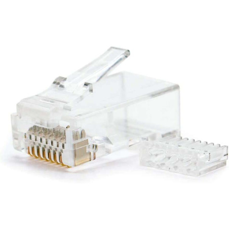 Connettori Nanocable conf  10PZ RJ45 8 Fili Cat 6 UTP