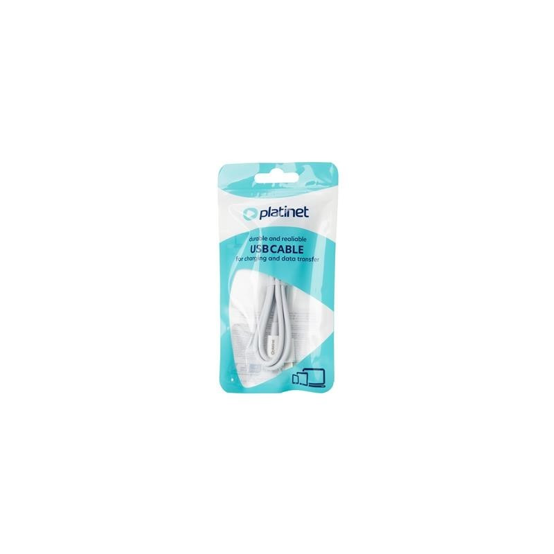 Cavo USB-C to USB-C 60W 3A 1m Bianco Cavo USB-C to USB-C 60W 3A 1m Bianco