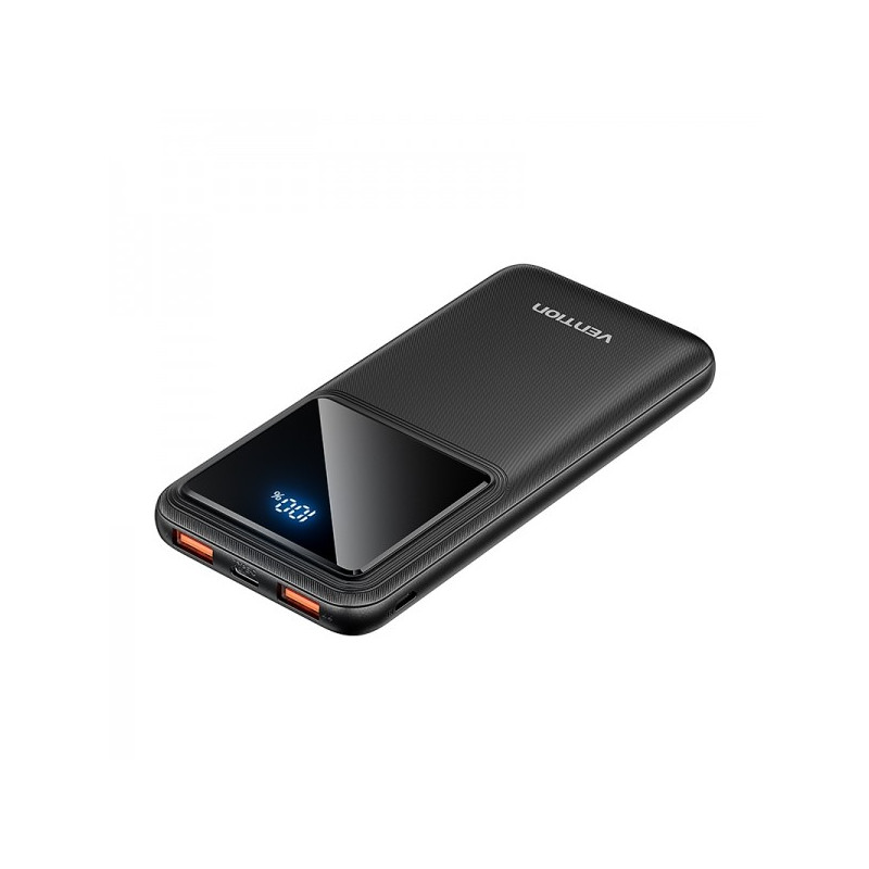 Power Bank batteria ricaricabile Ventio 10000mah Nera Power Bank batteria ricaricabile Ventio 10000mah Nera