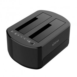 Docking Station Aisens Sata Max 2HDD Tasto Clone USB3 1