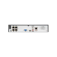 NVR 4 Canali POE Vultech VS-NVR6504-POE-5MP Fino A 5Mpx H 26